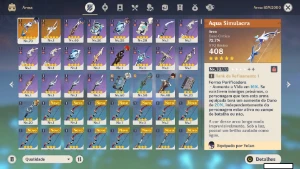 Yelan+Aqua, Nahida, Diluc e 21k primogemas, 20 destinos - Genshin Impact