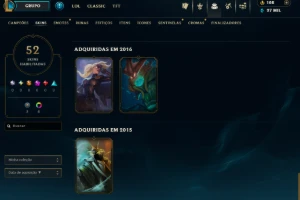 [Entrega Automática] Lol Esmeralda, 52 Skins, 27K Ea, Lvl 64 - League of Legends