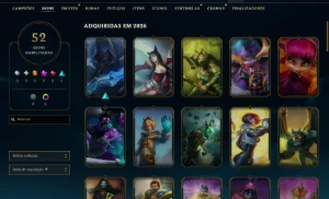 [Entrega Automática] Lol Esmeralda, 52 Skins, 27K Ea, Lvl 64 - League of Legends
