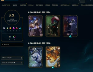 [Entrega Automática] Lol Esmeralda, 52 Skins, 27K Ea, Lvl 64 - League of Legends