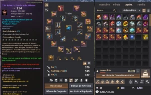 Conta Black desert