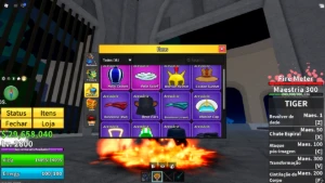 Lv2800 + Godhuman + Tiger + Cdk + Ttk + Skull Guitar + Foice - Roblox
