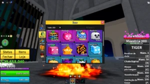 Lv2800 + Godhuman + Tiger + Cdk + Ttk + Skull Guitar + Foice - Roblox