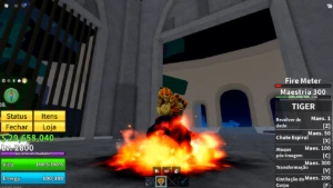Lv2800 + Godhuman + Tiger + Cdk + Ttk + Skull Guitar + Foice - Roblox