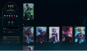 Conta lol Nv 367 2x Ouro Skins Exclusivas + 1831 essências - League of Legends