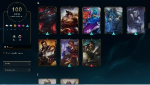 Conta lol Nv 367 2x Ouro Skins Exclusivas + 1831 essências - League of Legends