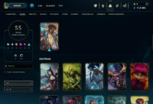 CONTA PRÓPRIA FULL ACESSO PLATINA IV - LEAGUE OF LEGENDS LOL