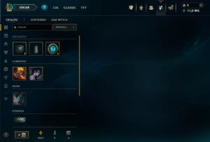 CONTA PRÓPRIA FULL ACESSO PLATINA IV - LEAGUE OF LEGENDS LOL