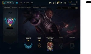 CONTA PRÓPRIA FULL ACESSO PLATINA IV - LEAGUE OF LEGENDS LOL