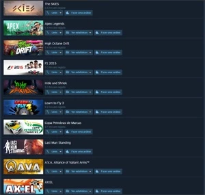 STEAM LEVEL 51 + VARIOS GAMES