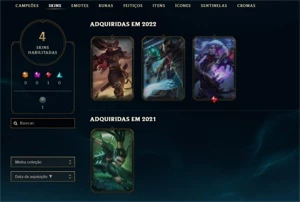 PLAT 4, YASUO DRAGÃO DOS SONHOS, DARIUS MESTRE DA ENTERRADA - League of Legends LOL