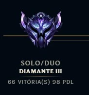 CONTA DIAMENTE 3 98pdl - League of Legends LOL
