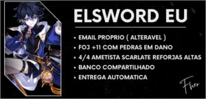 Conta Elsword EU Focada em Noah FoJ +11 - Outros
