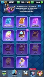 Conta Rei 14 | 19 Carta Full | 1400 gemas - Clash Royale