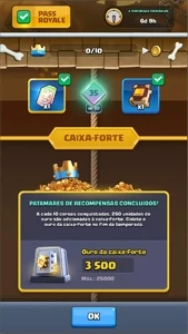 Conta Rei 14 | 19 Carta Full | 1400 gemas - Clash Royale