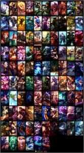 CONTA COM TODOS OS CAMPEÕES - DIAMANTE - MMR BOM - 97 SKINS - League of Legends LOL