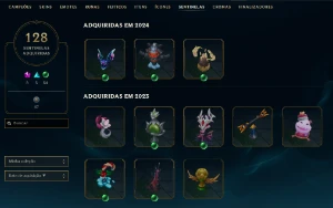 Conta TOP 1395 skins com PAX TF - League of Legends LOL