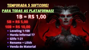 Diablo 4 - Temporada 5 - Softcore -  Gold + Services