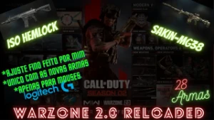 WARZONE SEASON 2 RELOADED (VITALICIO) *COM CFG DE ATTACHMENT - Call of Duty COD