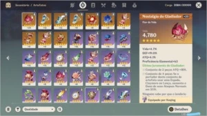 VENDO CONTA RANK40 TOP: Venti+Keqing - Genshin Impact