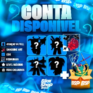 BLOX FRUITS > 🎁4 RAÇAS V4 FULL + 🩸SA + ⚓️SHARK ANCHOR