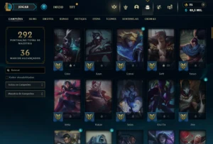 Fullacesso - Conta De 2018 - 110 Skins - Level 379 - 106 Cam - League of Legends LOL