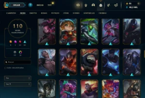 Fullacesso - Conta De 2018 - 110 Skins - Level 379 - 106 Cam - League of Legends LOL