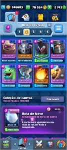 Conta nível 14 Clash Royale 2700 Gemas