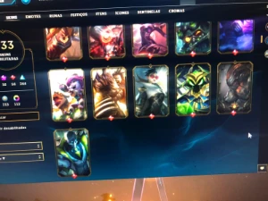 Conta League of Legends 732 skins LOL