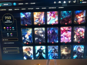 Conta League of Legends 732 skins LOL
