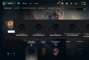 Conta Unranked com 47 Champs e 26 Skin + 1 Prestigio do Kayn - League of Legends LOL