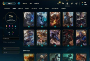 Conta Unranked com 47 Champs e 26 Skin + 1 Prestigio do Kayn - League of Legends LOL