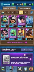 Conta Clash Royale