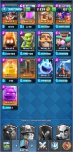 Conta Clash Royale