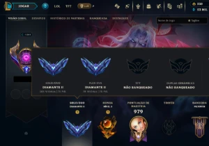 Conta Lol League of Legends com Neo PAX Sivir e Viego Gacha