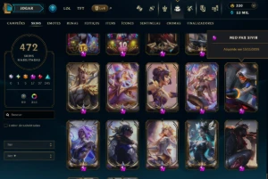 Conta Lol League of Legends com Neo PAX Sivir e Viego Gacha