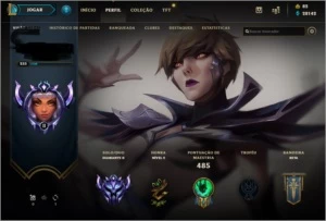 Conta league of legends D2 MMR alto LOL