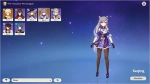 AR 7 KEQING + BEIDOU + XINGQIU + NOELE - Genshin Impact