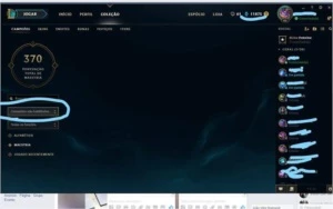 Conta de lol platina 1,Todos OS Champs, 110 SKINS - League of Legends