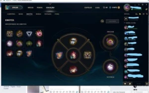 Conta de lol platina 1,Todos OS Champs, 110 SKINS - League of Legends