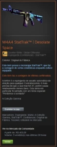 M4A4 Desolate Space StatTrak - Counter Strike CS