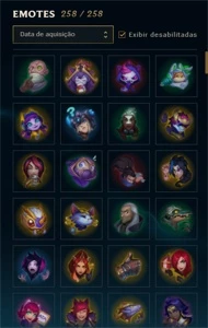 CONTA ÚNICA DE COLECIONADOR - League of Legends LOL