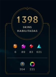 CONTA ÚNICA DE COLECIONADOR - League of Legends LOL