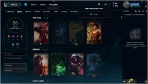 Conta de league of legends diamante 4 LOL