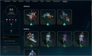 Conta de League of Legends (623 Skins) LOL