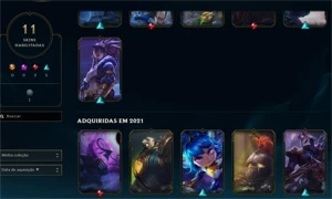 CONTA SMURF LOL DIAMANTE 4 MMR DIAMANTE 2 - League of Legends