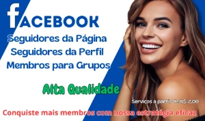 Seguidores da página /  Perfil / Membros grupos - Redes Sociais