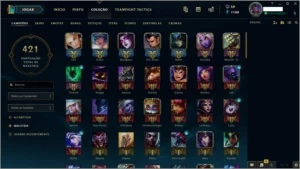 Conta League of Legends - Unranked - 221 Skins LOL