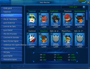 Conta LADMO server omegamon (Fang shin, luce e AOX) - Digimon Masters Online