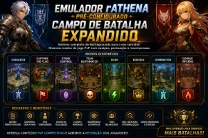 Emulador Pré Configurado rAthena Campo de Batalha Expandido